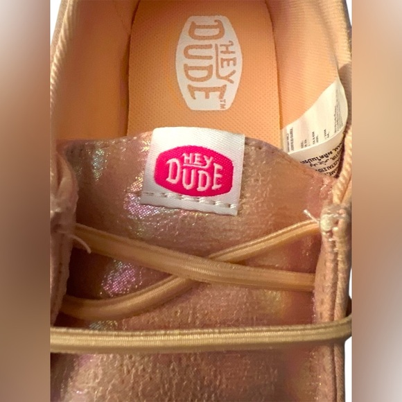 Hey Dude Pink Sneakers Casual Slip-On - Picture 9 of 12